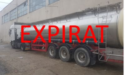 Ansamblu rutier compus din autoutilitară autotractor Iveco Magirus și semiremorcă cisternă Srema Butterfield (L. II)